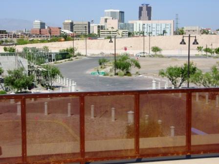 roof deck with views of downtown