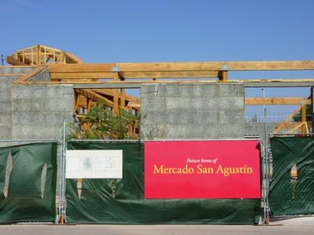 Mercado San Agustin construction